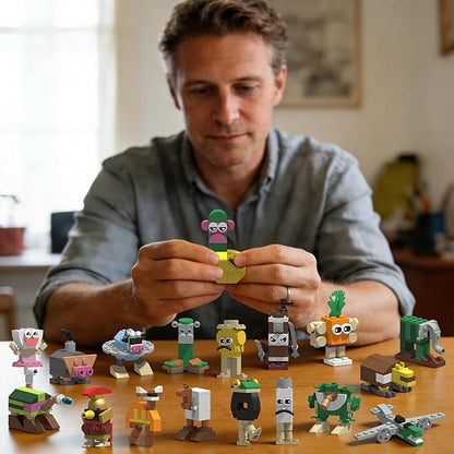 Italian Brain Rot Unique Cartoon Characters Building Blocks 18 in 1 Educational &amp Entertaining Gift Idea for Adults Building Blocks