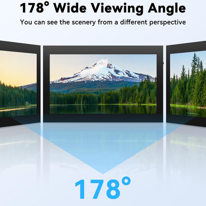 Ransanx 7 Inch Mini Monitor Small Monitor with Capacitive Touch Screen 1024 * 600 High Pixel Display Full View HDMI- IPS Monitors Portable for Raspberry Piscreen 、for BB Black、for Banana Pi etc