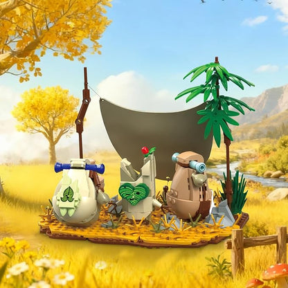Koroks Building Set- Compatible with Lego for Adults Link’s Forest Spirit Companion Rescue Set for BOTW Fans Great Toys Gifts for Fans Adults