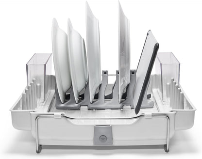 OXO Good Grips Foldaway Dish Rack - Space-Saving Design for Efficient Drying | Compact & Durable