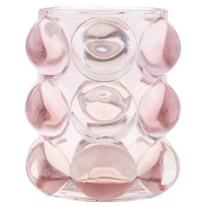 Karma, Lucia Hobnail Votive, Tea Lights Candle Holder, Glass Votive Candle Holders for Table Decorations, Baby Shower, Birthday Party, Weddings and Home Decor, Lilac