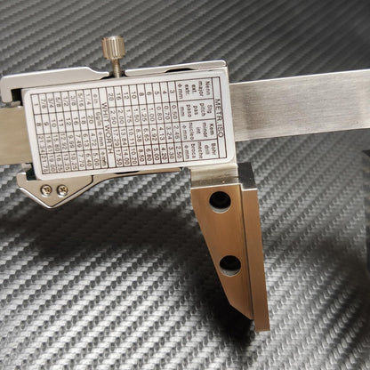 Digital Calipers with Large Measuring Faces for Wire Rope, Electronic Caliper Measuring Tool, Stainless Steel, Measuring Range 0-150mm/6 Inch, Resolution: 0.01mm (6 Inch)
