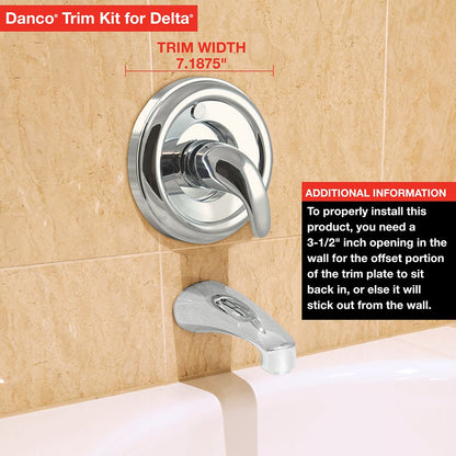 Danco 10562 Fits 1300/1400 MultiChoice 13/14 600 Series Delta Shower Valve Trim Kit, Oil Rubbed Bronze