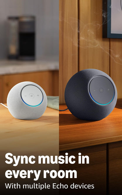 Amazon Echo Dot Max (newest model), Alexa speaker with room-filling sound and nearly 3x bass, Great for living rooms and medium-sized spaces, Designed for Alexa+, Amethyst