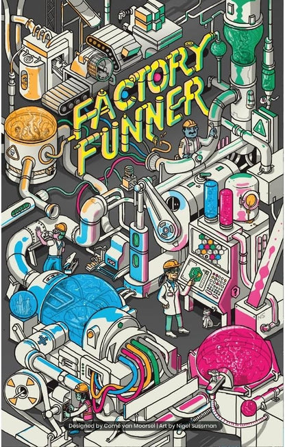 Factory Funner - Board Game - 1-6 Players - 20-40 Minute Play Time