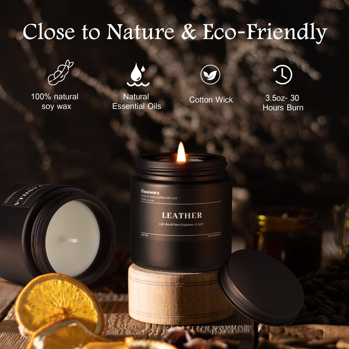 9 Pack Scented Candles Set Gifts for Men, Aromatherapy Candle Set with Scents (Mint & Eucalyptus/Sage & Citrus/Grapefruit) - Gift for Dad, Boyfriend, Birthday, Father’s Day, Anniversary