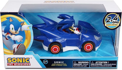 Sonic &amp Sega All-Stars Racing RC: Sonic - NKOK (681) 1:28 Scale 2.4GHz Remote Controlled Car 6.5 Compact Design Officially Licensed Sega Sonic The Hedgehog Battery Powered Ages 6+