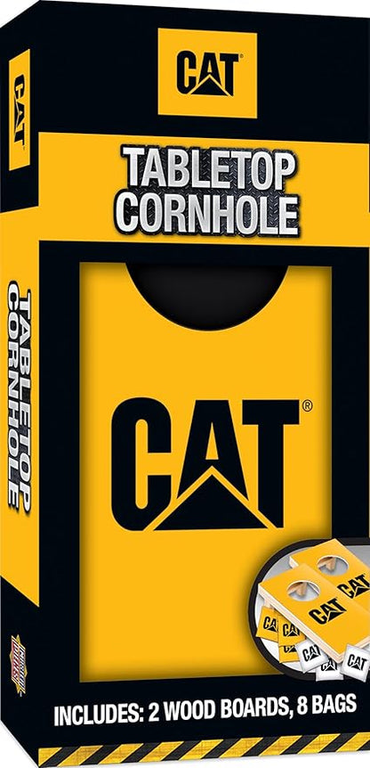 MasterPieces Officially Licensed Caterpillar CAT Tabletop Cornhole Game for Familes