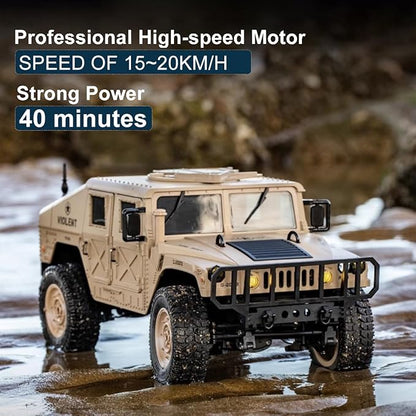 C8835 1:12 Scale Military RC Car with 3 500mah Battery 2.4GHz Remote Control Vehicle Simulation Off-Road Climbing VehicleRemote Control Truck-4x4 Off-Road RC Trucks Army Rock Crawler Humme
