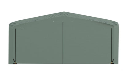 ShelterLogic ShelterTube Garage & Storage Shelter, 20' x 27' x 10' Heavy-Duty Steel Frame Wind and Snow-Load Rated Enclosure, Green
