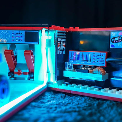 Light kit Compatible with Lego F1 Garage &amp Mercedes-AMG &amp Alpine Cars 60444- No Model Only Light LED Lighting Accessories Compatible with Lego F1 Garage &amp Mercedes-AMG and Alpine Motorspo