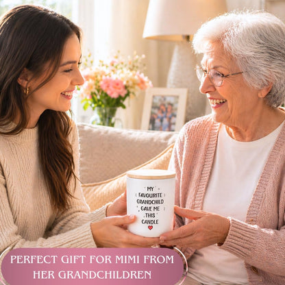 Mimi Mothers Day Gifts, Mothers Day Gifts for Mimi, Funny 70 Hours Lavender Candle Soy Wax Grandma Gift from Grandkids, Thoughtful Scented Candle Gift for Grandma on Mother’s Day Birthday Christmas