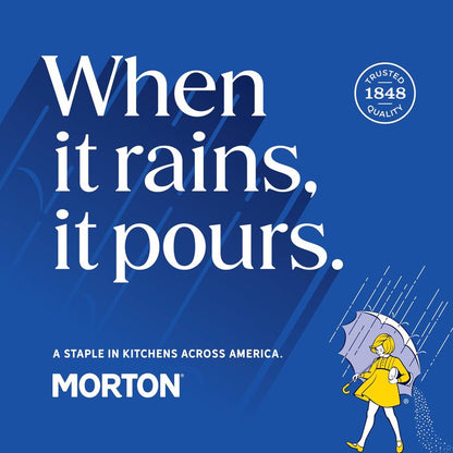 Morton Iodized Salt, All-Purpose, (26 oz), 2-Pack - All-Purpose, Perfect for Cooking & Table Use