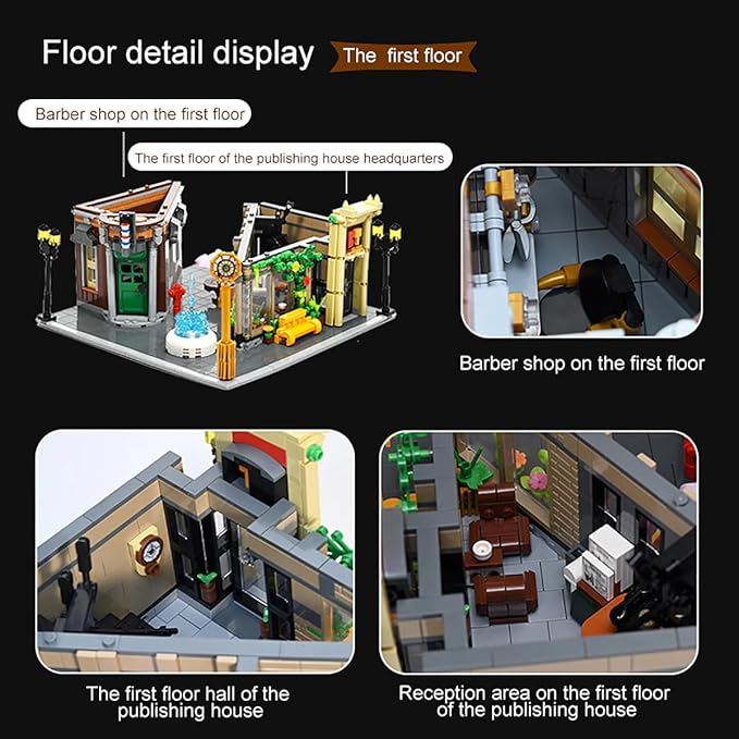 Flatiron Building Set - New York City Architecture Construction Kit Famous Landmarks American Street View ModelCollectible Building Bricks Toys for Adults and Teens - 4500 Pieces