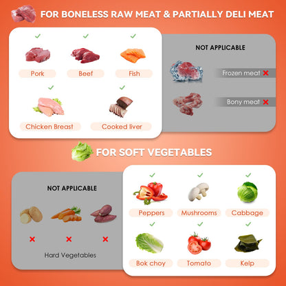 NEWTRY 850W 3 in 1 Commercial Meat Cutter, Electric Meat Slicer Shredder Machine with 5mm Blade 330lb/h Automatic Meat Processor for Boneless Meat & Soft Vegetables 110volt (5mm)