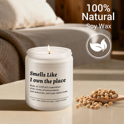 House Warming Gifts New Home, Housewarming Gift for Women, Men, Couple, New Homeowner - Home Essentials for New Home - Lavender Candles