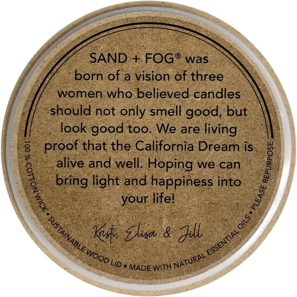 Sand + Paw Scented Candle - Crushed Candy Cane – Additional Scents and Sizes – 100% Cotton Lead-Free Wick - Luxury Air Freshening Jar Candles - Perfect Home Decor – 12oz