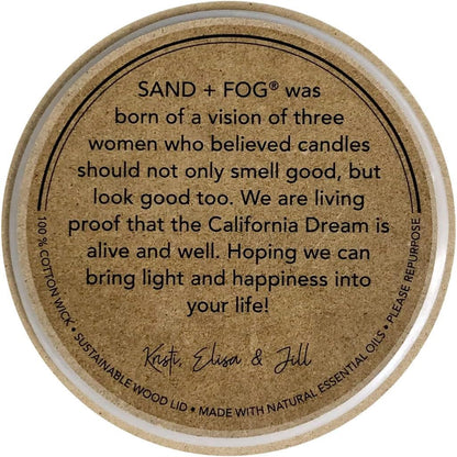 Sand + Paw Scented Candle - Crushed Candy Cane – Additional Scents and Sizes – 100% Cotton Lead-Free Wick - Luxury Air Freshening Jar Candles - Perfect Home Decor – 12oz