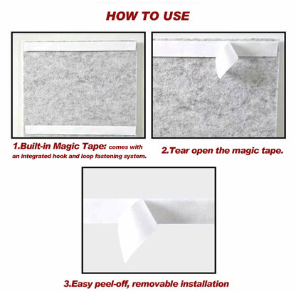 Large Felt Wall Tiles Cork Boards for Office Cubicle, 47"x35" Felt Photo Board Bulletin Tiles Pin Board for Walls Home Decor, Noise Reduction Boards Panels Fors Notes Memos, 12-Pack, Purple