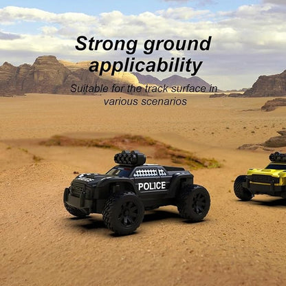 Turbo Racing 1:76 Scale RC Sport Car Table Racing 2.4GHZ Remote Control Mini Model Crawler Car with Full Proportional RTR for Adults Gift (C82)