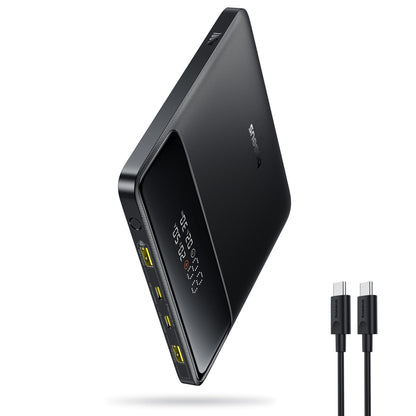 Baseus Laptop Portable Charger 100W 20000mAh, Blade Travel Power Bank Fast Charging 2 USB-C & 2 USB-A Port, Steam Deck Battery Pack for MacBook iPad iPhone 17/16/15/14/13 Samsung S24 Dell