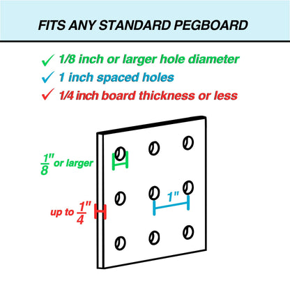 Right Arrange Pegboard Bins - 12 Pack Black - Hooks to Any Peg Board - Organize Hardware, Accessories, Attachments, Workbench, Garage Storage, Craft Room, Tool Shed, Hobby Supplies, Small Parts