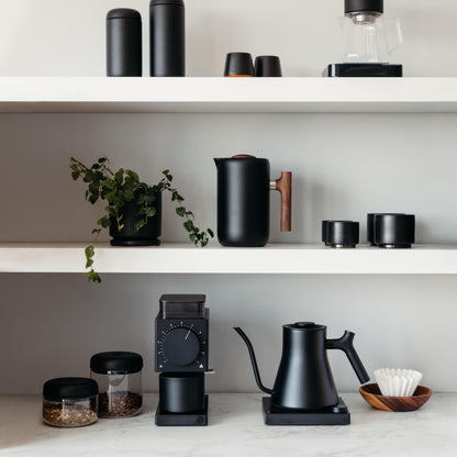 Fellow Ode Gen 2 64mm Flat Burr Coffee Grinder, Single Dose, 31 Grind Settings, Electric, Stainless Steel, Quiet & Anti-Static for Pour Over, French Press & Cold Brew – Matte Black