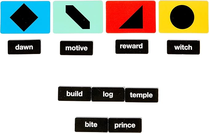 Haiclue | Fast-Paced Board Game for 2-12 Players | Combine Word Tiles to Create Clues | Creative Activity for Adults or Families | Two Player Cooperative or Multiplayer Competitive Party Game