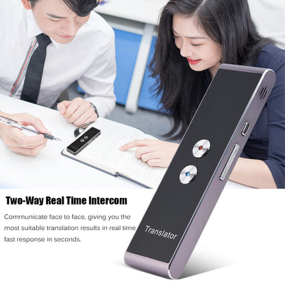 Language Translator Device, Portable Smart Two Way Voice Translator in Real Time, Bluetooth Multi Language Electronic Foreign Language Translators Pocket Translator for Learning