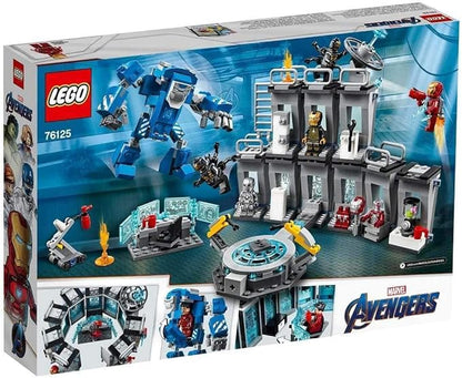 LEGO Marvel Avengers Iron Man Hall of Armor 76125 Building Kit - Marvel Tony Stark Iron Man Suit Action Figures (524 Pieces)