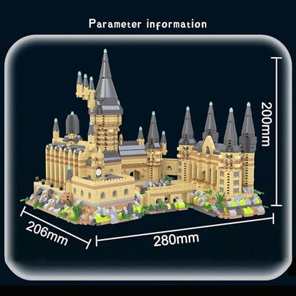 Architecture Harry Castle Micro Building Blocks Set (2929 Pieces) - Architectural Model Toys Gifts for Kid and Adult