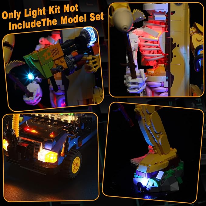 Vaodest Led Light for Lego 77072 Fortress Peely Bone SetDesign and Configuration Compatible with Model 77072(Led Light Only Not Building Block Kit)