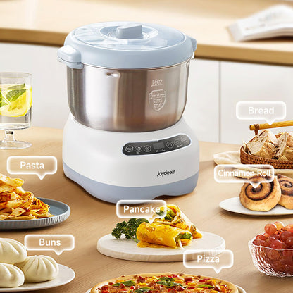 Joydeem Electric Dough Maker with Ferment Function, Microcomputer Timing, Face-up Touch Panel, 7.4Qt, 304 Stainless Steel, JD-HMJ7L