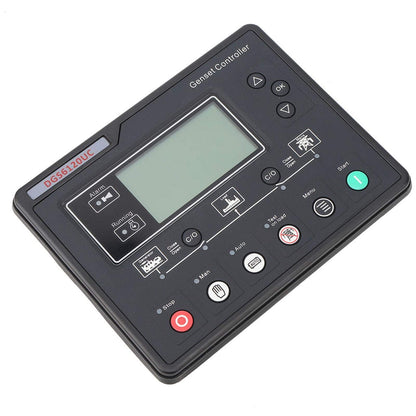 Oumefar Genset Controller Module, DGS6120UC LCD Display Generator Automatic Controller Generator Set Parameters Monitoring Control Panel Automatic Engine Control Module for HGM6120UC