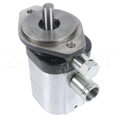 Zachager Hydraulic Log Splitter Pump Kit - 22 GPM 2-stage pump, coupler, mount and hardware - 3/4" NPT outlet, 3600RPM, 3000 PSI, for small engine log splitters