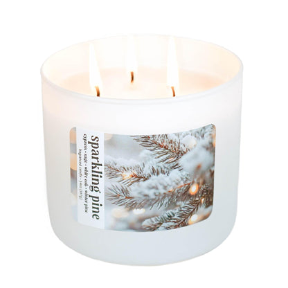 Colonial Candle Sparkling Pine Scented Candle, Holiday Scented Candle - Made in The USA