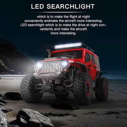 GoolRC WLtoys 104311 RC Car 1/10 Scale 4WD 2.4Ghz Remote Control Car Brushed Motor Off-Road Crawler Car RTR for Kids and Adults