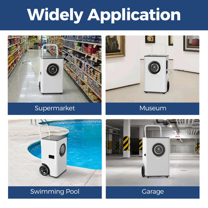 ALORAIR 170 PPD Commercial Dehumidifier with Pump & Drain Hose, LGR Tech Industrial Dehumidifiers, for Water Damage Restore, Basements, Large Space, 6 Years Limited Warranty, Sentinel Elite 80X