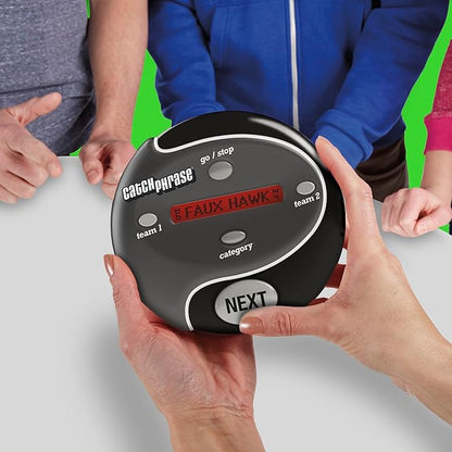 Hasbro Gaming Catch Phrase Electronic Game | Fun Active Handheld Party Games for Adults Teens and Kids | 4 or More Players 2 Teams | Portable Summer Travel Activities | Ages 12+ (Amazon Exclusive)