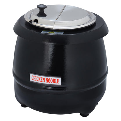 Winco Electric Soup Warmer, 10.5-Quart,Black