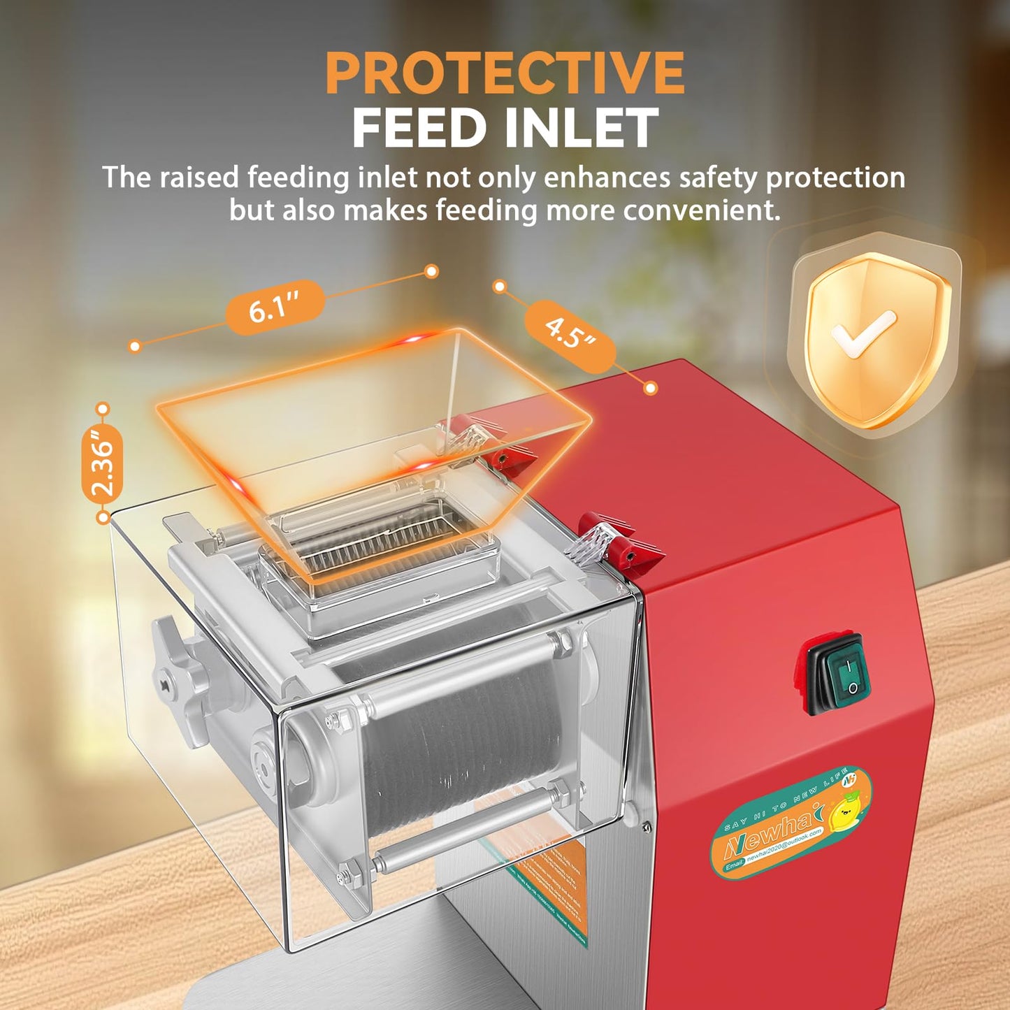 Newhai 850w Meat Cutter 5mm + 15mm Spare Blade