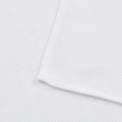 Hiasan Faux Linen Square Tablecloth - Wrinkle and Stain Resistant Washable Table Cloth for Kitchen Dining Room Holiday Table Cover for Party Dinner, White, 70 x 70 Inch