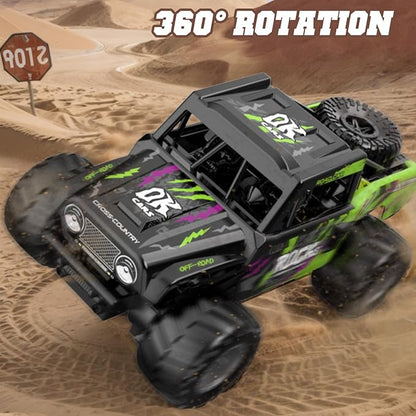 Q191 1:16 Amphibious Remote Control Car - Waterproof All Terrain RC Monster Truck for Kids 50+ Min Play with 2 Batteries 2.4Ghz 4WD Off-Road Toy for Boys Girls 6-12+ (Gift Idea)-Green