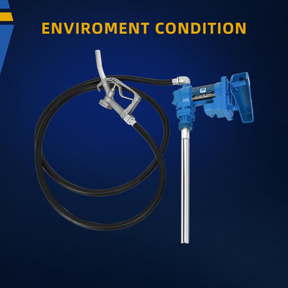 DWVO 20GPM 12V Fuel Transfer Pump DC Gasoline with Nozzle Kit for Gas Diesel Kerosene