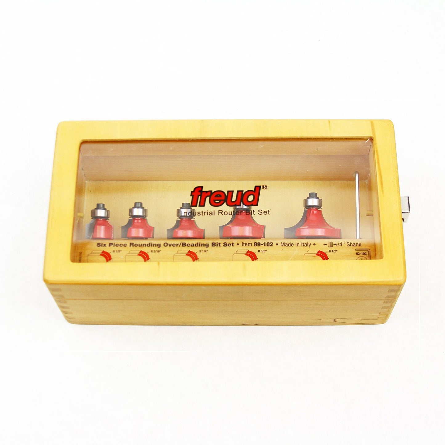 Freud 89-102: 5 Piece Round Over/Beading Bit Set (1/4" Shank)