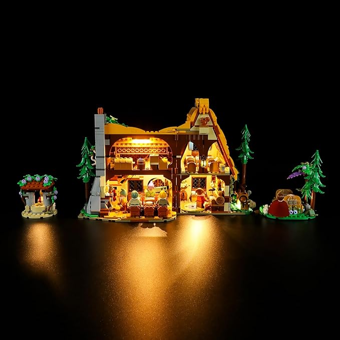 LIGHTAILING Light for Lego-43242 Snow White and The Seven Dwarfs' Cottage - Led Lighting Kit Compatible with Lego Building Blocks Model - NOT Included The Model Set