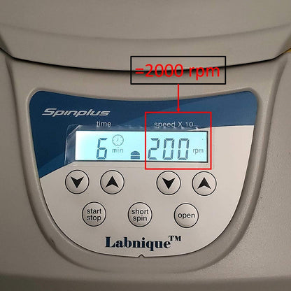 Microyn Digital Bench-top Centrifuge, 100-5000rpm (Max. 3074xg), 6x10ml/15ml