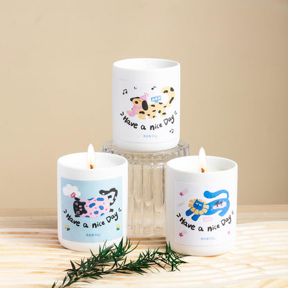 KRD Pet Lover Gifts for Women, 3 Pack Strong Scented Candles Set, 3x3.2oz 60H Burn, Fresh Pet Odor Eliminator for Home Bathroom
