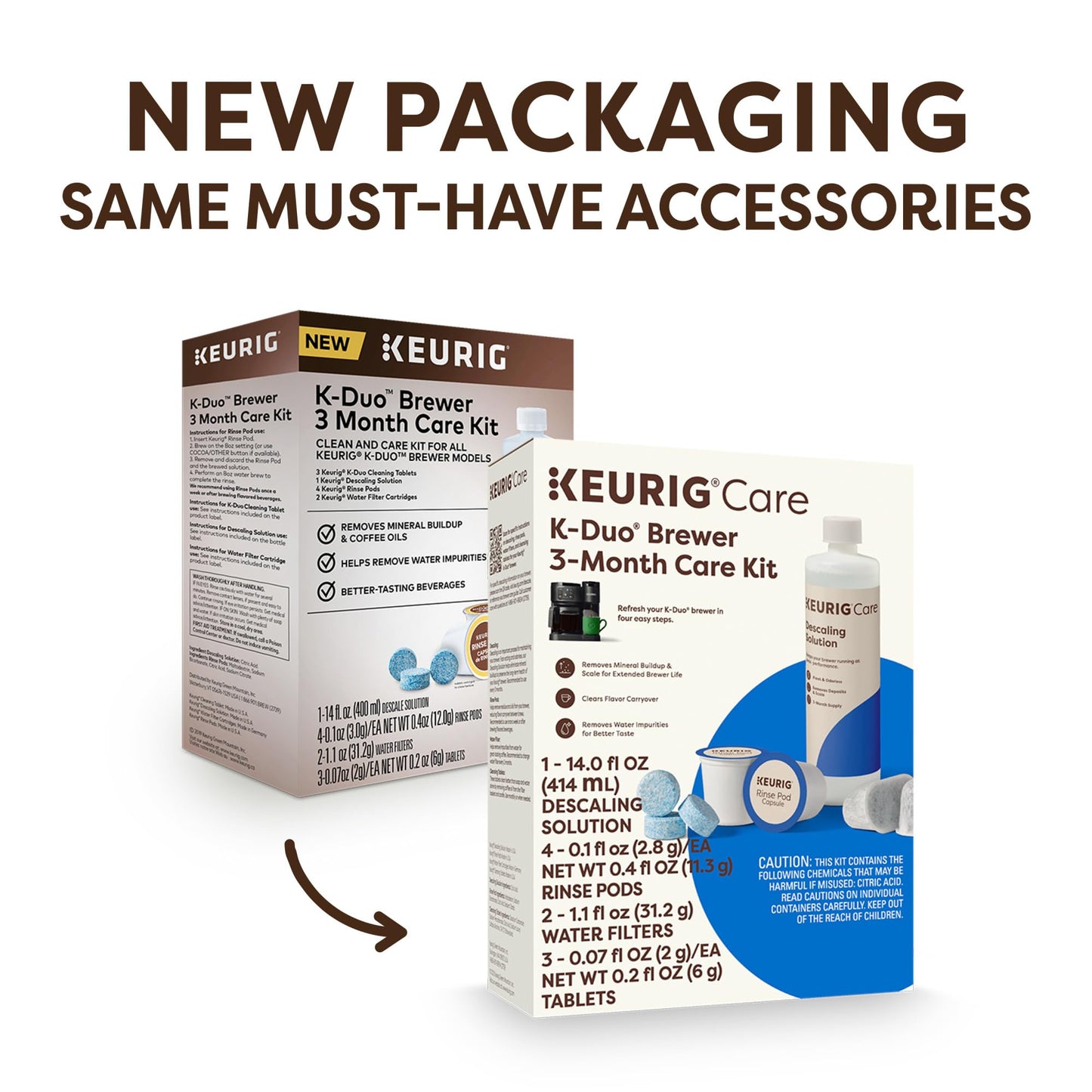 Keurig K-Duo 3 Month Care Brewer Maintenance Kit