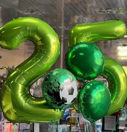Light Green Number Balloon 40 Inch, 0 Number Balloons, 10 20 30 40 50 Numbers Balloon Birthday Decorations, Party Supplies for Women